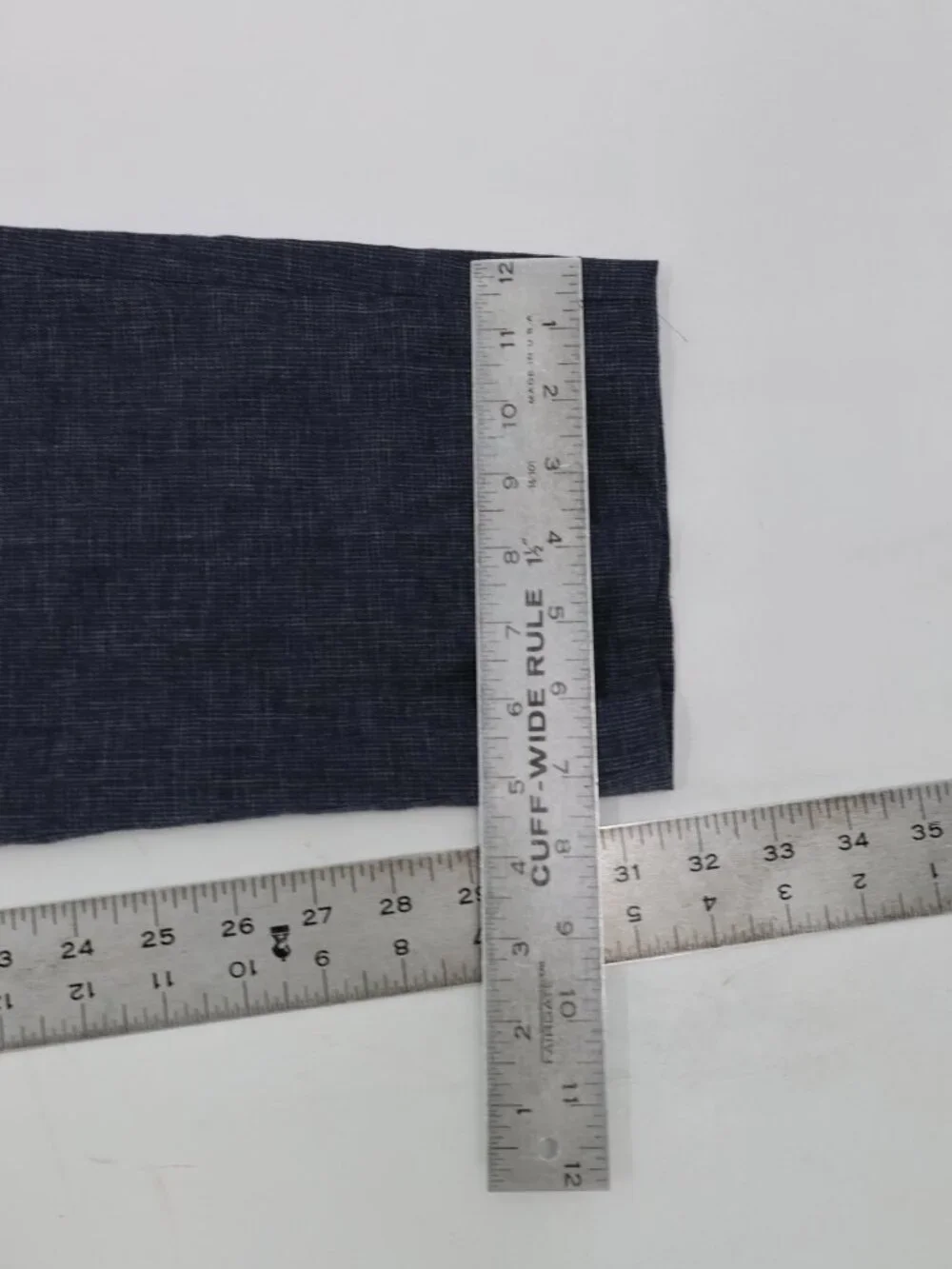 Zara Pants Men 34 36x32 Sartorial Tapered Leg Linen Blend Flat Front Blue preppy